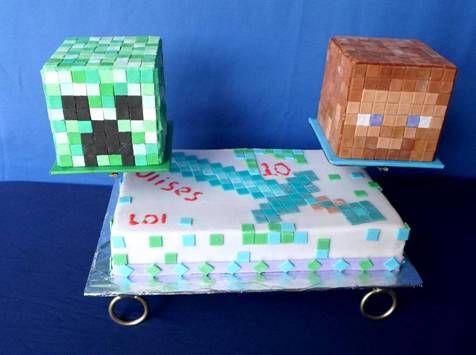 13-PASTEL MINECRAFT
FONDANT